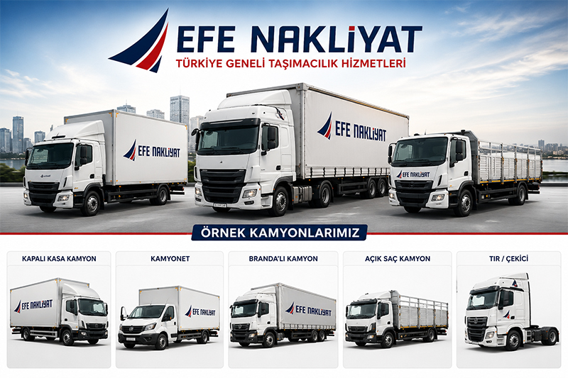 Efe Nakliyat İstanbul Çıkışlı Türkiye Geneli Taşımacılık Hizmetlerini Büyütüyor